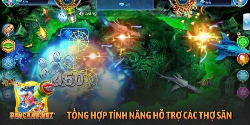 Bắn cá Hải Vương - Bí kíp săn Boss và nhận thưởng khủng 5 Tổng hợp tính năng hỗ trợ các thợ săn